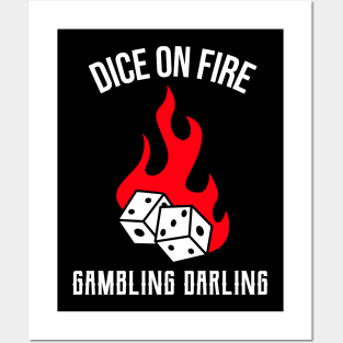 Dice Flame Posters and Art